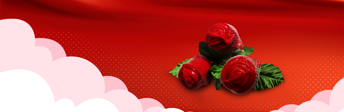 Rosas 3D de Chocolate